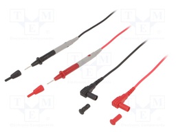 Test leads; Inom: 10A; Len: 0.67m; test leads x2; red and black