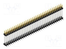 Connector: pin strips; pin header; male; PIN: 70; 2mm; SMT; 2x35