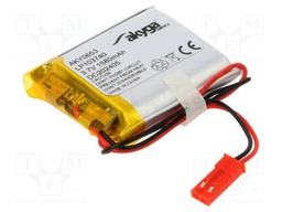 Re-battery: Li-Po; 3.7V; 1580mAh; cables,JST SYP-02T-1 socket