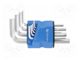 Wrenches set; hex key; tool steel; Conform to: DIN 911; short