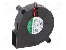 Fan: DC; blower; 12VDC; 51.6x51.7x15mm; 7.64m3/h; 41dBA; 5200rpm