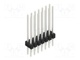 Connector: pin strips; pin header; male; PIN: 14; 2.54mm; THT; 2x7
