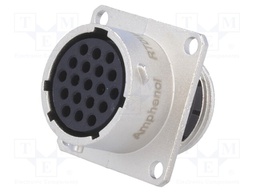 Connector: circular; Series: RT360; socket; female; PIN: 19; IP67