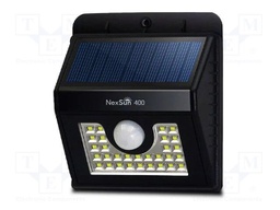Lamp: LED lighting fixture; IP65; solar,with motion detector