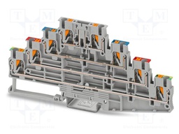 Splice terminal: rail; PT; PA; ways: 4; terminals: 8; W: 5.2mm