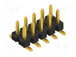 Connector: pin strips; pin header; male; PIN: 10; 2.54mm; SMT; 2x5