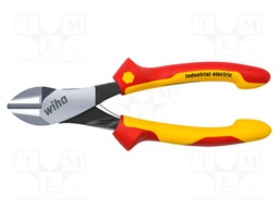 Pliers; insulated,side,cutting; for voltage works; steel; 160mm