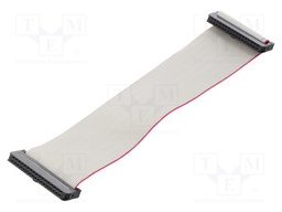 Ribbon cable with IDC connectors; 34x28AWG; Cable ph: 1mm; 0.15m