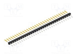 Connector: pin strips; pin header; male; PIN: 31; 2mm; SMT; 1x31