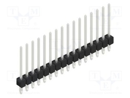 Connector: pin strips; pin header; male; PIN: 16; 2.54mm; THT; 1x16