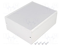 Enclosure: with panel; TUF; X: 105mm; Y: 120mm; Z: 52mm; aluminium