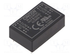 Converter: DC/DC; 3W; Uin: 4.5÷9V; Uout: 12VDC; Uout2: -12VDC; DIP24