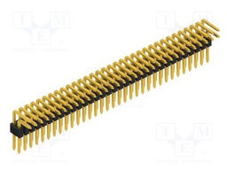 Connector: pin strips; pin header; male; PIN: 66; 1.27mm; THT; 2x33