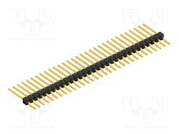Connector: pin strips; pin header; male; PIN: 31; 2.54mm; SMT; 1x31