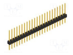 Connector: pin strips; pin header; male; PIN: 23; 2.54mm; THT; 1x23
