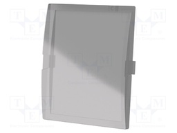 Front panel; prominent