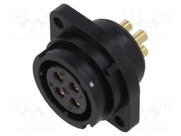 Socket; SY21; female; PIN: 4; IP67; soldering; -40÷85°C