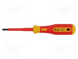 Screwdriver; insulated,slim; PlusMinus cross PZ-type; PZ/S1