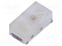 LED; SMD; 0603; yellow; 3.55÷7.5mcd; 1.6x0.8x0.6mm; 80°; 1.8÷2.6V