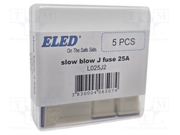 Fuse: fuse; 25A; 32VDC; automotive; 14.1mm; 14.1x12x27.2mm