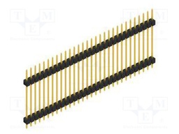 Connector: pin strips; pin header; male; PIN: 30; 2.54mm; THT; 1x30