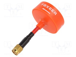 Antenna; orange; 12g; SMA; 5.8GHz; 35x62mm; 50Ω; Antenna: WiFi; 3dBi