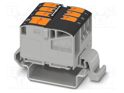 Splice terminal: rail; 24A; 690V; push-in; PA; L: 29.2mm; 0.14÷4mm2