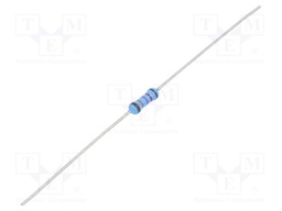 Resistor: thin film; THT; 127kΩ; 600mW; ±5%; Ø2.5x6.5mm; 50ppm/°C