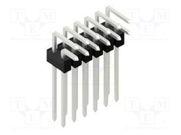 Connector: pin strips; pin header; male; PIN: 12; 2.54mm; THT; 2x6
