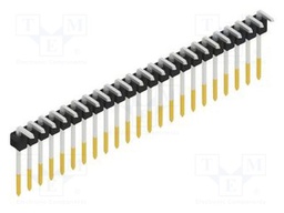 Connector: pin strips; pin header; male; PIN: 23; 2.54mm; THT; 1x23