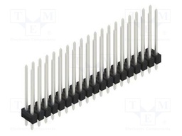 Connector: pin strips; pin header; male; PIN: 38; 2.54mm; THT; 2x19
