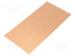 Board: universal; single sided,prototyping; W: 200mm; L: 100mm