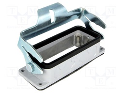 Enclosure: for HDC connectors; HTS; size 6; Locking: with latch