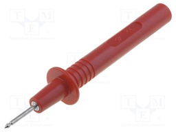 Test probe; 36A; red; Tip diameter: 2mm; Socket size: 4mm