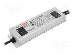 Power supply: switched-mode; LED; 198.8W; 71÷142VDC; 1400mA; IP67