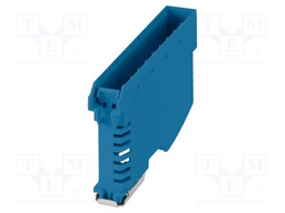 Enclosure base; blue; UL94V-0; ME-IO 18,8; for DIN rail mounting
