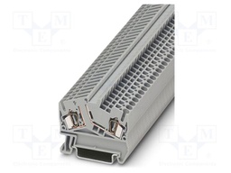 Splice terminal: rail; 400V; spring clamp; PA; 0.08÷4mm2; W: 5.2mm