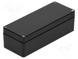 Enclosure: multipurpose; X: 75mm; Y: 190mm; Z: 55mm; polyester; black