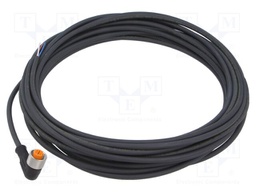 Cable: for sensors/automation; M12; PIN: 4; angled; 10m; plug; 4A