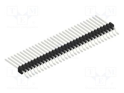 Connector: pin strips; pin header; male; PIN: 31; 1.27mm; SMT; 1x31