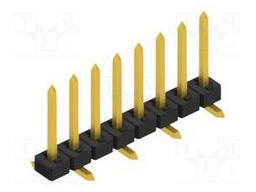 Connector: pin strips; pin header; male; PIN: 8; 2mm; SMT; 1x8; 100V