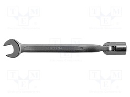 Wrench; combination swivel head socket,with joint; HD