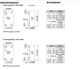 Converter: DC/DC; Uin: 10÷56V; Uout: 6÷46VDC; Iout: 1200mA; THT; NLDD