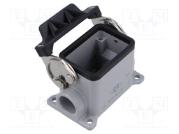 Enclosure: for HDC connectors; C-TYPE; size 44.27; Gland holes: 1