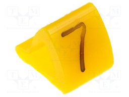 Markers for cables and wires; Label symbol: 7; 1.7÷3.5mm; H: 7mm