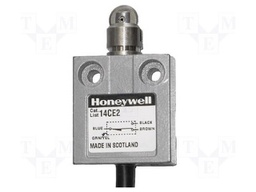 Limit switch; oblong metal roller Ø12,4mm; SPDT; 5A; max.240VAC