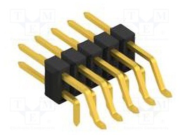 Connector: pin strips; pin header; male; PIN: 10; 2.54mm; SMT,THT