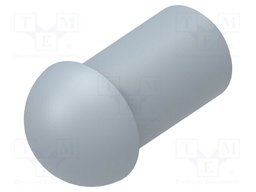 Stopper; Mat: polyamide; Body: grey; Entrelec; Ø: 8mm; -20÷100°C