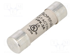 Fuse: fuse; quick blow; 2A; 600VAC; 600VDC; cylindrical,industrial