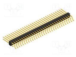 Connector: pin strips; pin header; male; PIN: 62; 2.54mm; SMT; 2x31